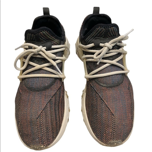 Nike React Presto Flyknit Multi-Color Black Vast Grey SZ 9-5 - Picture 4 of 9